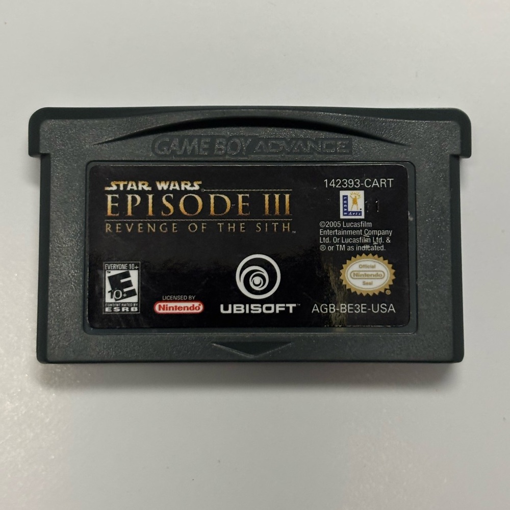 Star Wars Episode III: Revenge of the Sith for Gameboy Advance.
